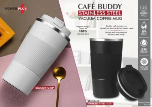 PP-H274  Cafe Buddy: Stainless Steel Vacuum coffee Mug