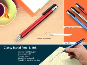 L-108 Classy Metal Pen