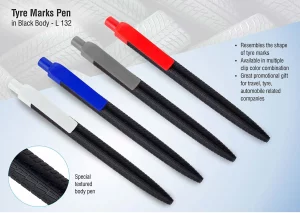 L-132 Tyre Marks Pen In Black Body