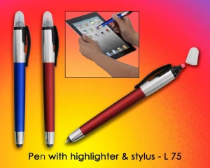 L-75  Pen with highlighter & stylus