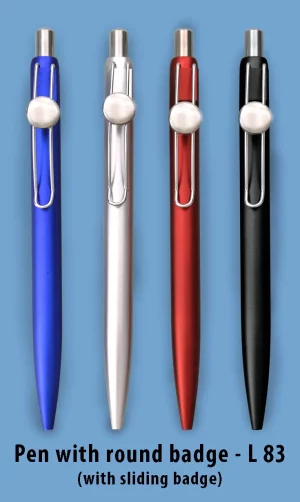 L-83 Pen with round badge